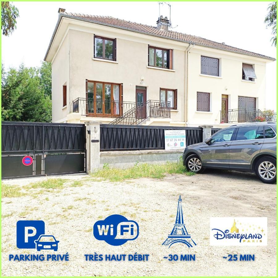 Qhome 3 - Duplex Cosy Entre Paris Et Disney - Parking Prive Villiers-sur-Marne Exterior photo